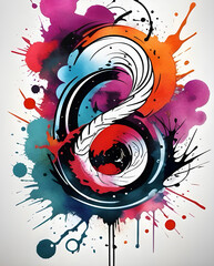 abstract background with circles