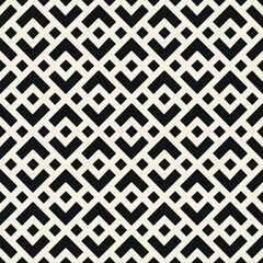 Vector seamless pattern. Modern stylish texture. Repeating geometric tiles with a grid of squares.