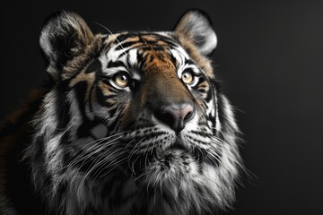 close up of a tiger