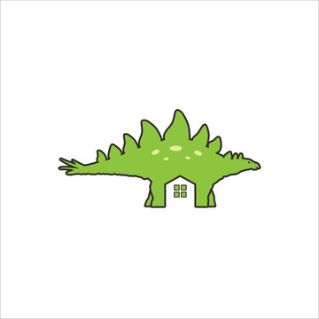 Dinosaur house Logo