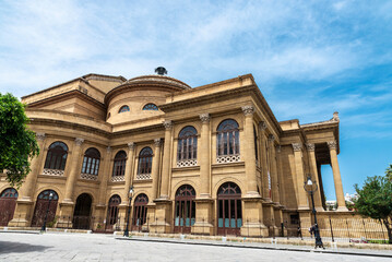 Teatro Massimo Vittorio Emanuele in Palermo, Sicily, Italy