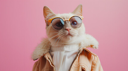 Cute fashion cat