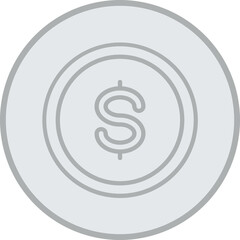 PPC Grey Line Circle Icon