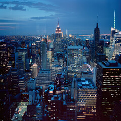 Obraz premium city at night
