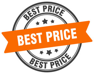 best price stamp. best price label on transparent background. round sign