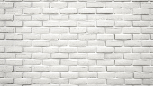 brick wall texture. simple white pattern background.