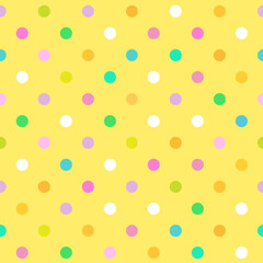 Polka Dot pattern, seamless texture