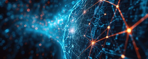 Technology abstract digital futuristic gate portal data.