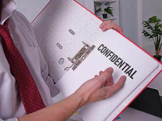 Private and confidential is shown using the text