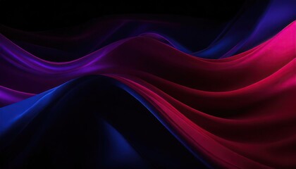 Abstract Background with 3D Wave Gradient Silk Fabric 