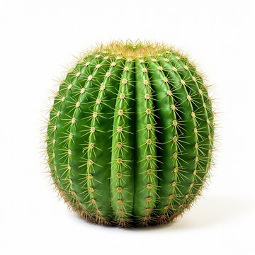 3d photo of cactus isolated on white made with generative ai