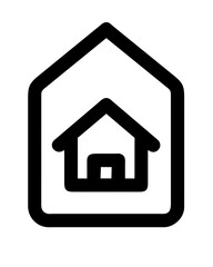 Real Estate icon. Realty, property, mortgage, home loan and house icon
