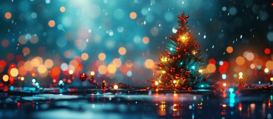 Sparkling Christmas tree wallpapers for high definition festive holiday backgrounds