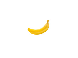 Banana Icon Flat. Vintage Banana poster design with vector banana character.