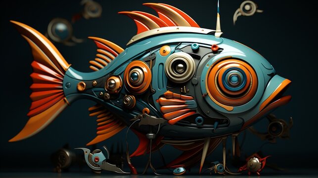Mechanical Fish Images – Browse 76 Stock Photos, Vectors, and Video