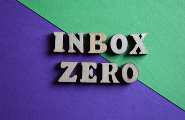Inbox Zero, phrase as banner headline