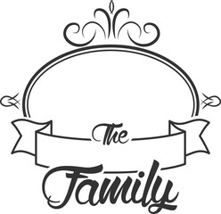 Family Monogram Illustration