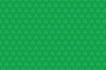 Clovers background on St. Patrick's Day