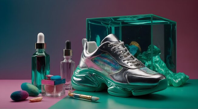 colorful neonic shoes