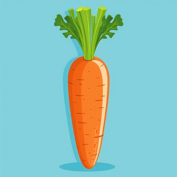 carrot cartoon illustration.