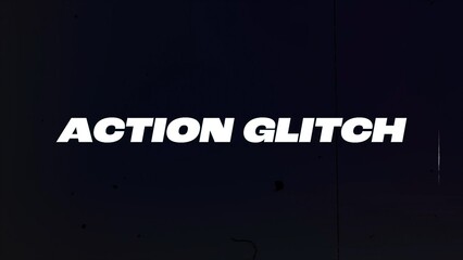 Creative Glitch Text Animation - obrazy, fototapety, plakaty