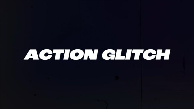 Creative Glitch Text Animation