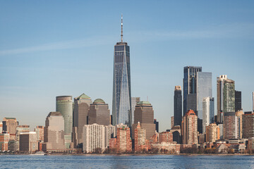 Obraz premium Skyline of lower Manhattan, New York
