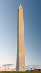 The Washington monument in Washington D.C. at the twilight