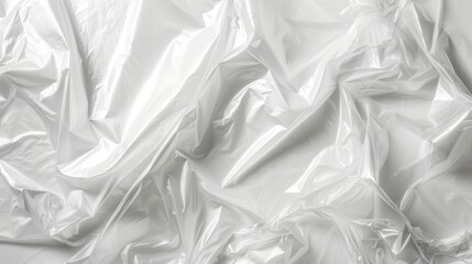 Obraz premium white cellophane polyethylene background.