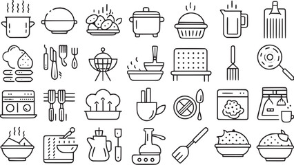 Coocking Kitchen vector collections. 