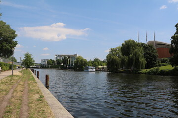 The river Spree in Berlin, Germany - 739499011