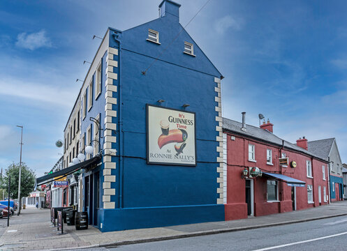 Ronnie Nallys public house Ballymahon County Longford. The business dates back to 1886.