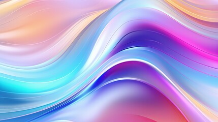 Obraz premium Colorful funky fantasy abstract holographic background