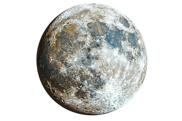 moon for decoration project Transparent background. generative AI
