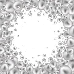 Background of gray balls. Template Screensaver
