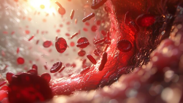 Exploring Red Blood Cell Dynamics - A deep dive into the dynamic world of red blood cells, showcasing their movement and function