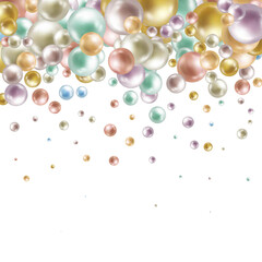 Pastel bright and colorful plastic balls background texture. Colorful background, pastel color background or wall paper. Beautiful pastel background images. Eps 10