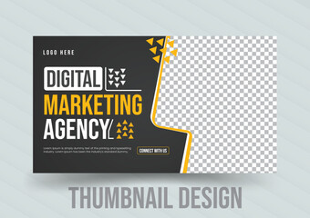 Creative thumbnail template design