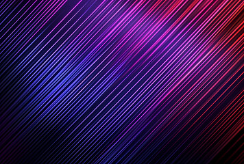 Abstract diagonal lines in neon pink and blue creating texture. Futuristic and technology concept. Image for wallpaper and banner with copy space.