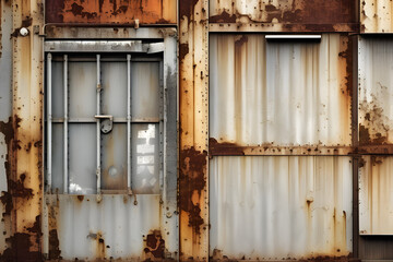 old rusty gate