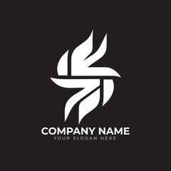 Obraz premium Vector minimal company logo design vector file 