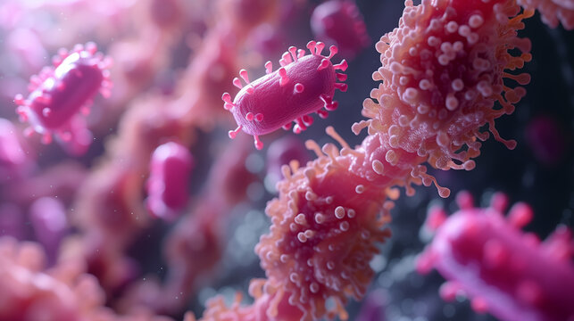 Dive deep into microscopic view, viruses and bacteria reveal unique structures and characteristics