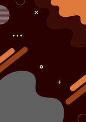 Fototapeta premium illustration of an background with brush