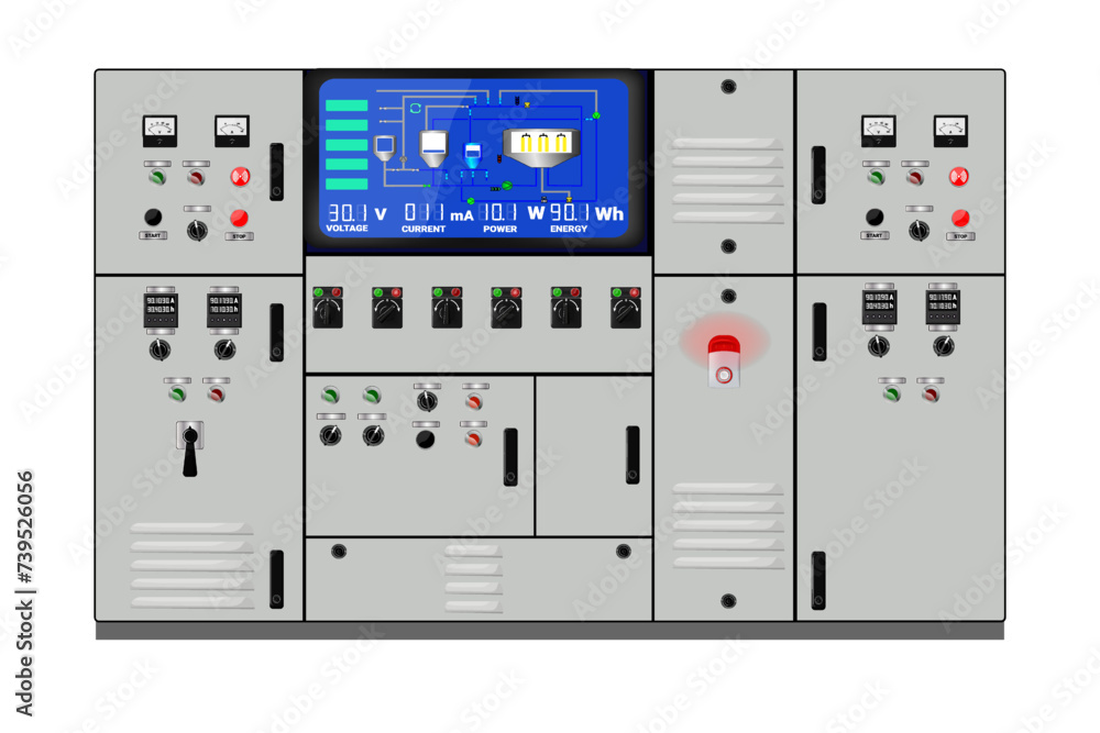 Aufkleber control panel. production control panel and control of computer devices. touchpad