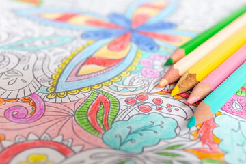 Coloring Mandala for Relaxation and Stress Relief