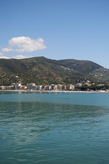 The harbour of Menton, the French Riviera	