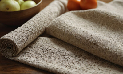 Kitchen setting, tea towel, cosy homely setting, baking