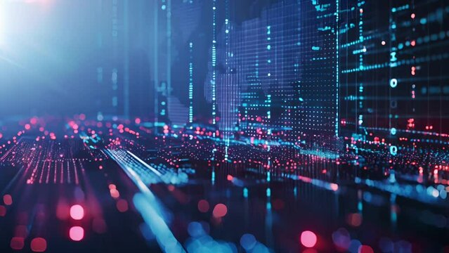 Abstract stock market forex trading graph and candlestick chart suitable for financial investment concept, economy trends background for business idea and digital artwork design Generative AI