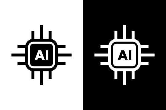 Ai generated icon. Artificial intelligence generated. Vector