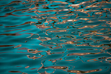 abstract image of a gold color water
